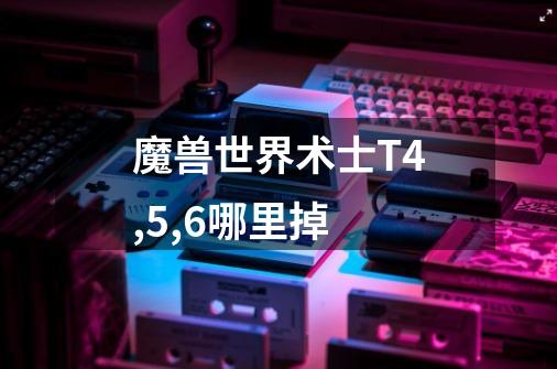 魔兽世界术士T4,5,6哪里掉-第1张-游戏信息-龙启网