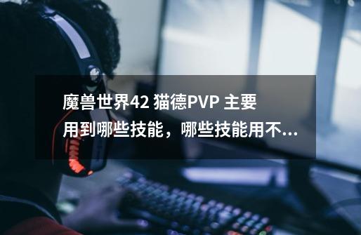 魔兽世界4.2 猫德PVP 主要用到哪些技能,哪些技能用不到,刚玩了猫德直接从40招慕升到80了,完全不会玩了-第1张-游戏信息-龙启网