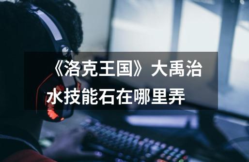 《洛克王国》大禹治水技能石在哪里弄-第1张-游戏信息-龙启网