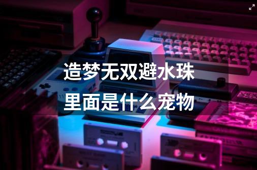 造梦无双避水珠里面是什么宠物-第1张-游戏信息-龙启网