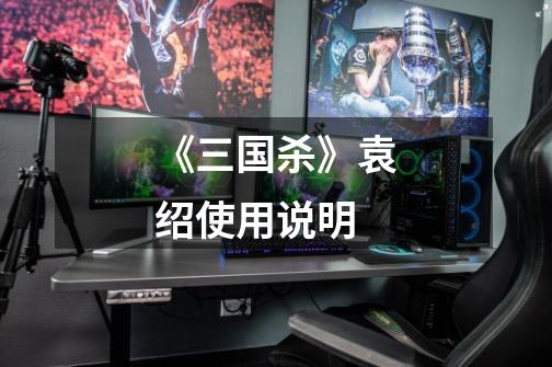 《三国杀》袁绍使用说明-第1张-游戏信息-龙启网