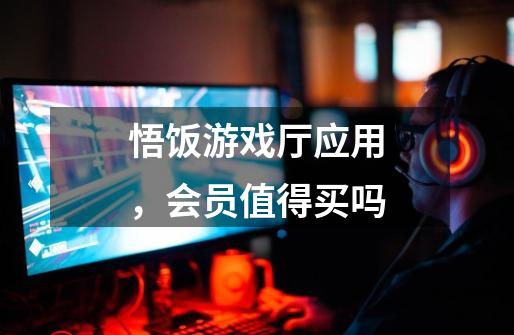 悟饭游戏厅应用,会员值得买吗-第1张-游戏信息-龙启网