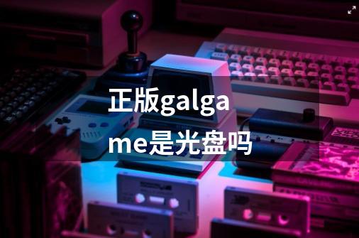 正版galgame是光盘吗-第1张-游戏信息-龙启网
