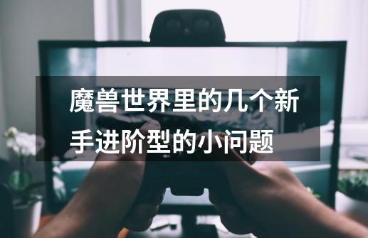 魔兽世界里的几个新手进阶型的小问题.-第1张-游戏信息-龙启网