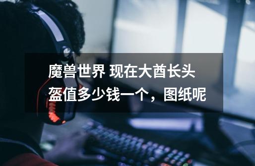 魔兽世界 现在大酋长头盔值多少钱一个,图纸呢-第1张-游戏信息-龙启网