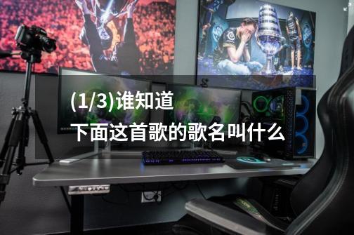 (1/3)谁知道下面这首歌的歌名叫什么-第1张-游戏信息-龙启网
