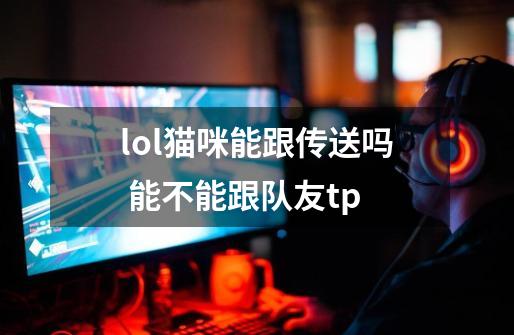 lol猫咪能跟传送吗 能不能跟队友tp-第1张-游戏信息-龙启网