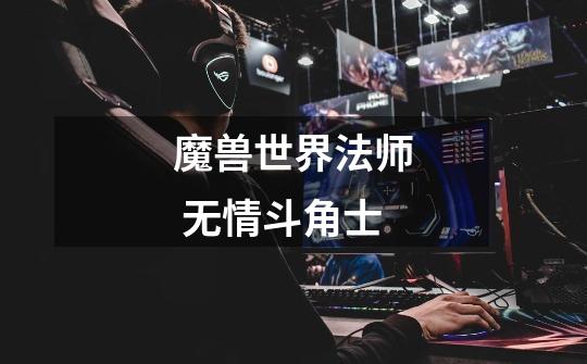 魔兽世界法师 无情斗角士-第1张-游戏信息-龙启网