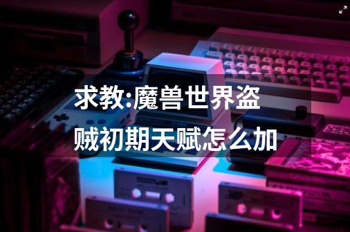 求教:魔兽世界盗贼初期天赋怎么加-第1张-游戏信息-龙启网