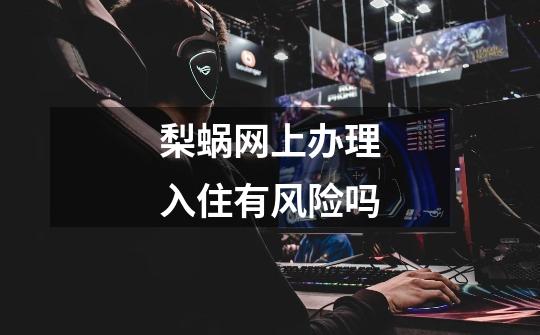 梨蜗网上办理入住有风险吗-第1张-游戏信息-龙启网