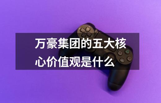 万豪集团的五大核心价值观是什么-第1张-游戏信息-龙启网
