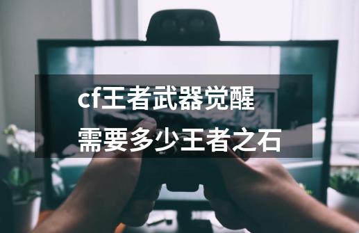 cf王者武器觉醒需要多少王者之石-第1张-游戏信息-龙启网