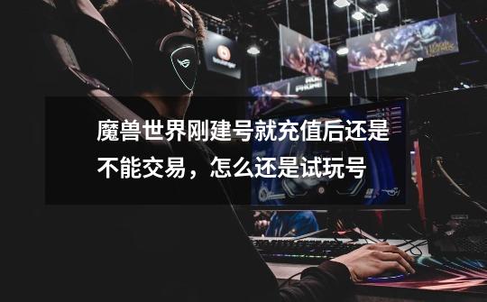 魔兽世界刚建号就充值后还是不能交易，怎么还是试玩号-第1张-游戏信息-龙启网