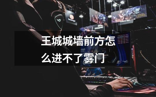 王城城墙前方怎么进不了雾门-第1张-游戏信息-龙启网