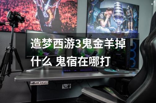 造梦西游3鬼金羊掉什么 鬼宿在哪打-第1张-游戏信息-龙启网