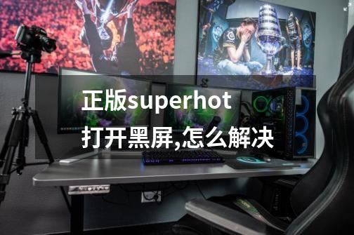 正版superhot打开黑屏,怎么解决-第1张-游戏信息-龙启网