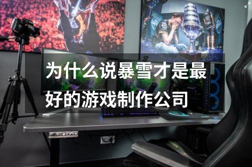 为什么说暴雪才是最好的游戏制作公司-第1张-游戏信息-龙启网