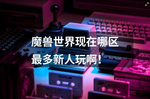 魔兽世界现在哪区最多新人玩啊！-第1张-游戏信息-龙启网