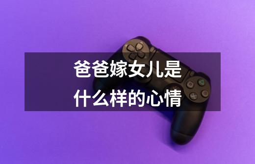 爸爸嫁女儿是什么样的心情-第1张-游戏信息-龙启网