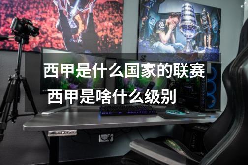 西甲是什么国家的联赛 西甲是啥什么级别-第1张-游戏信息-龙启网