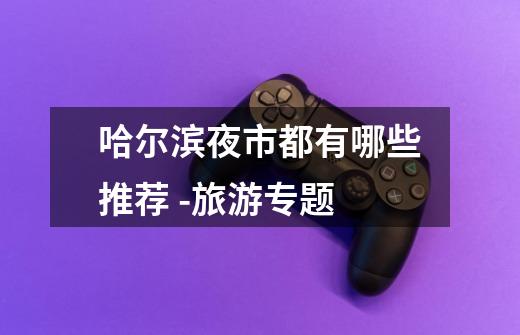 哈尔滨夜市都有哪些推荐 -旅游专题-第1张-游戏信息-龙启网