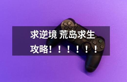 求逆境 荒岛求生攻略!!!!!!-第1张-游戏信息-龙启网