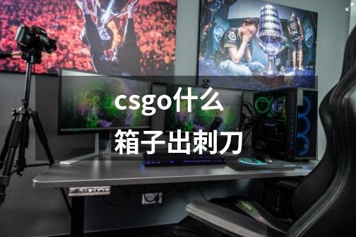 csgo什么箱子出刺刀-第1张-游戏信息-龙启网