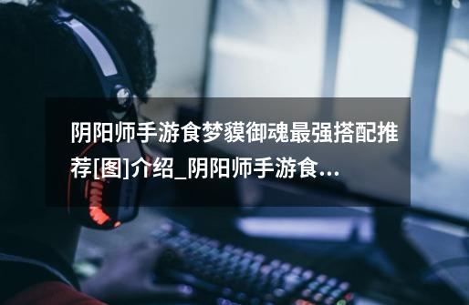 阴阳师手游食梦貘御魂最强搭配推荐[图]介绍_阴阳师手游食梦貘御魂最强搭配推荐[图]是什么-第1张-游戏信息-龙启网