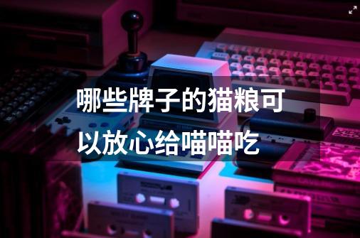 哪些牌子的猫粮可以放心给喵喵吃-第1张-游戏信息-龙启网