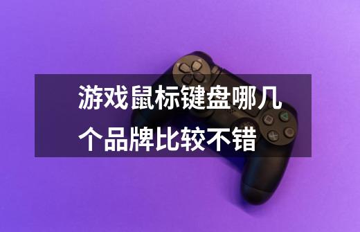 游戏鼠标键盘哪几个品牌比较不错-第1张-游戏信息-龙启网