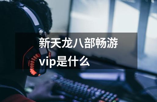 新天龙八部畅游vip是什么-第1张-游戏信息-龙启网