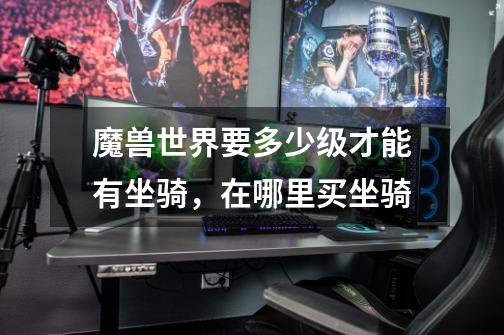 魔兽世界要多少级才能有坐骑,在哪里买坐骑-第1张-游戏信息-龙启网