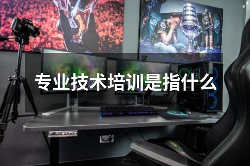 专业技术培训是指什么-第1张-游戏信息-龙启网
