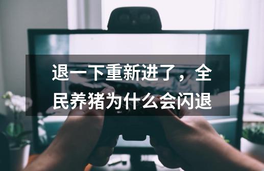 退一下重新进了，全民养猪为什么会闪退-第1张-游戏信息-龙启网
