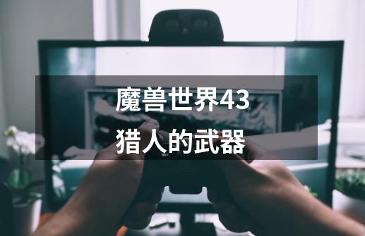 魔兽世界4.3猎人的武器-第1张-游戏信息-龙启网
