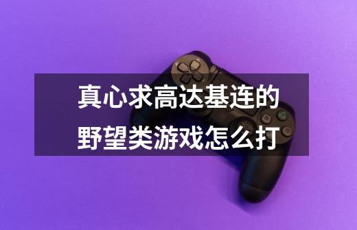 真心求高达基连的野望类游戏怎么打-第1张-游戏信息-龙启网