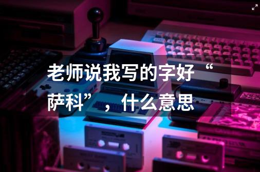 老师说我写的字好“萨科”,什么意思-第1张-游戏信息-龙启网