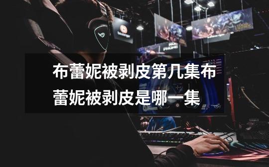 布蕾妮被剥皮第几集布蕾妮被剥皮是哪一集-第1张-游戏信息-龙启网