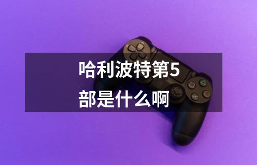 哈利波特第5部是什么啊-第1张-游戏信息-龙启网
