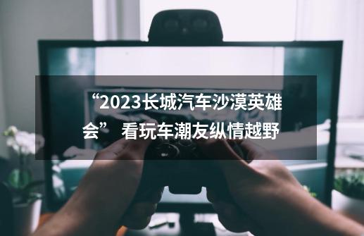 “2023长城汽车沙漠英雄会” 看玩车潮友纵情越野-第1张-游戏信息-龙启网