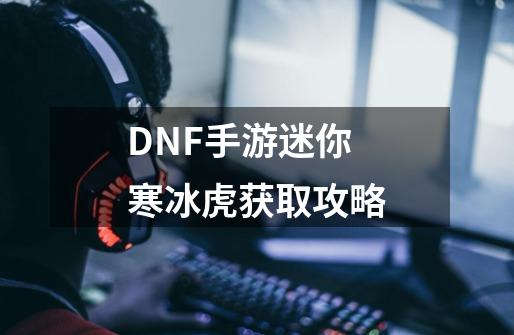 DNF手游迷你寒冰虎获取攻略-第1张-游戏信息-龙启网