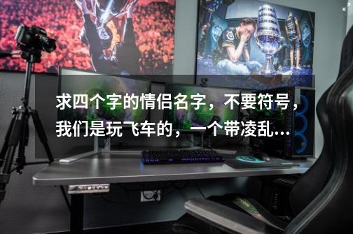 求四个字的情侣名字，不要符号，我们是玩飞车的，一个带凌乱一个带流年-第1张-游戏信息-龙启网