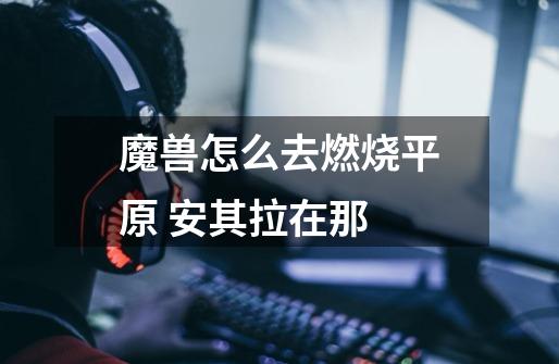 魔兽怎么去燃烧平原 安其拉在那-第1张-游戏信息-龙启网
