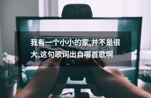 我有一个小小的家,并不是很大,这句歌词出自哪首歌啊-第1张-游戏信息-龙启网