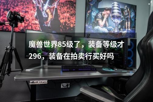 魔兽世界85级了,装备等级才296,装备在拍卖行买好吗-第1张-游戏信息-龙启网