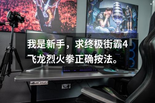 我是新手,求终极街霸4飞龙烈火拳正确按法。-第1张-游戏信息-龙启网