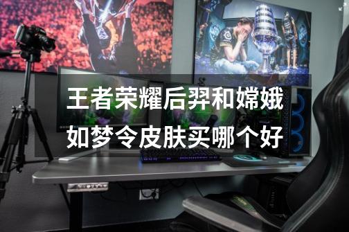 王者荣耀后羿和嫦娥如梦令皮肤买哪个好-第1张-游戏信息-龙启网