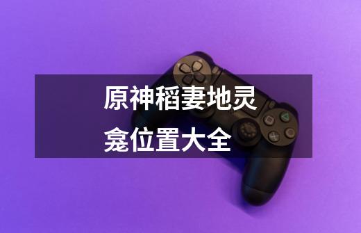 原神稻妻地灵龛位置大全-第1张-游戏信息-龙启网