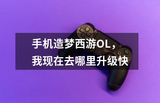 手机造梦西游OL,我现在去哪里升级快-第1张-游戏信息-龙启网