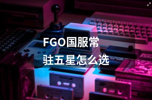 FGO国服常驻五星怎么选-第1张-游戏信息-龙启网
